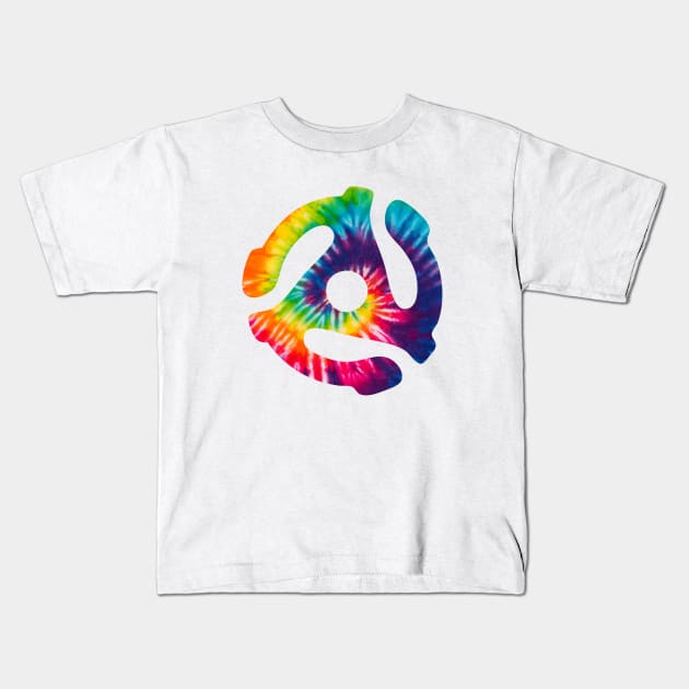 Groovy Tie-dye Adapter Kids T-Shirt by KevShults